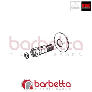 RACCORDO MURALE COMPLETO RICAMBIO KWC K.30.90.01.000.44
