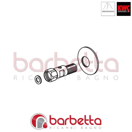 RACCORDO MURALE COMPLETO RICAMBIO KWC K.30.90.01.000.44