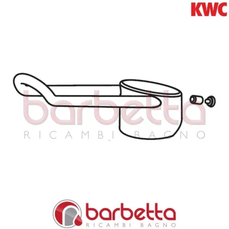 LEVA L190MM VITA PRO RICAMBIO KWC Z.538.133.000