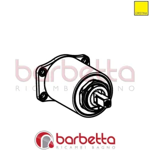 CORPO MOTORE INCASSO CARTUCCIA 35 CROMO RICAMBIO CRISTINA CRIMV21881P51