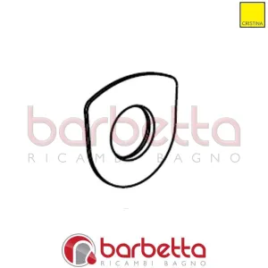 ROSONE PER INCASSI A MURO SALD CROMO RICAMBIO CRISTINA CRIPI12286S51