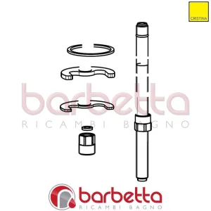 TIRANTE DI FISSAGGIO M 12 CW61 RICAMBIO CRISTINA CRIMV4062D00