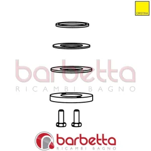 CONFEZIONE DI FISSAGGIO PER PIANTANA RICAMBIO CRISTINA CRICF14610Q00