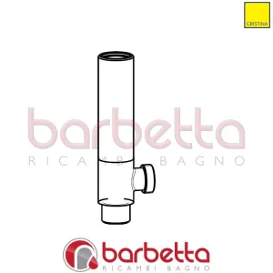 PIANTANA LATERALE DA 1/2' PER BOCCA RICAMBIO CRISTINA CRIST6631P00