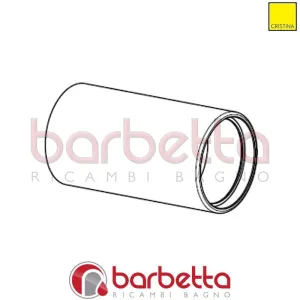 BICCHIERE INCASSO BOLLICINE CROMATO RICAMBIO CRISTINA CRIMV12238P51