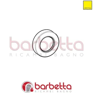 ROSONE PER LAVABO A MURO EXCLUSIVE CROMO RICAMBIO CRISTINA CRIMV5629P51