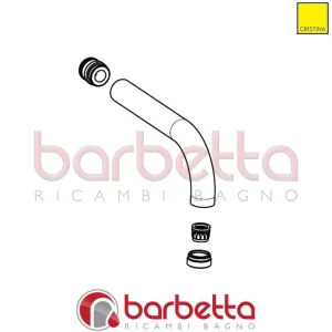 CANNA VASCA INCASSO EXCLUSIVE CROMO RICAMBIO CRISTINA CRICN5170P51