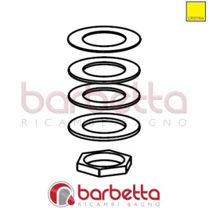 CONFEZIONE DI FISSAGGIO PIANTANA RICAMBIO CRISTINA CRICF5968Q00