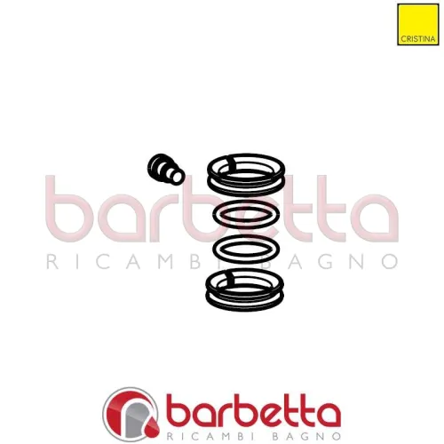 KIT DI GUARNIZIONI PER COLLO GIREVOLE RICAMBIO CRISTINA CRICF6364Q00