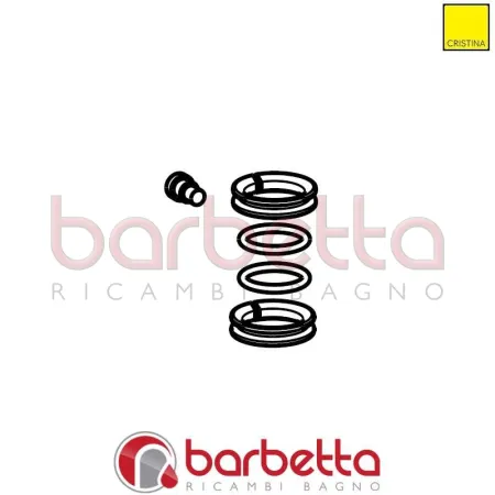 KIT DI GUARNIZIONI PER COLLO GIREVOLE RICAMBIO CRISTINA CRICF6364Q00