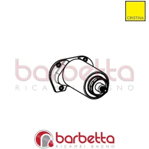 COMANDO INCASSO C35 BICCHIERE INTEGRATO CROMO RICAMBIO CRISTINA CRIST20133P51