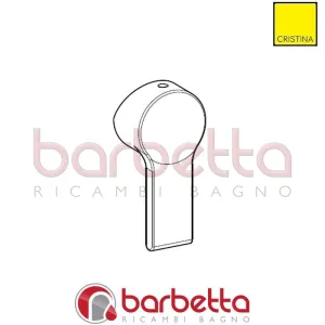 LEVA DELTA PER VASCA CROMO RICAMBIO CRISTINA CRIPR20026Q51