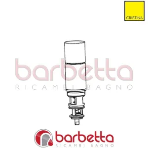 DEVIATORE COMPLETO PER TV129 CROMO RICAMBIO CRISTINA CRIPR14513Q51