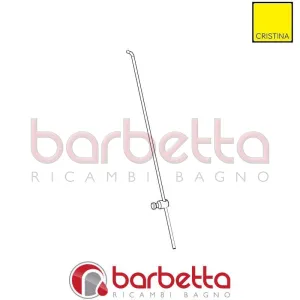 ASTINA SALTERELLO PER COMANDO SCARICO CROMO RICAMBIO CRISTINA CRIMV6914D51