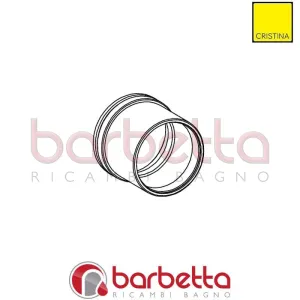 BICCHIERE DI CONTENIMENTO CARTUCCIA CROMO RICAMBIO CRISTINA CRIMV5896F51