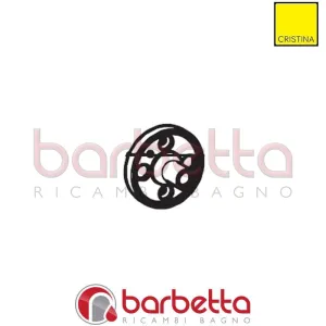 ROSONE DI FISSAGGIO TONDO CROMO RICAMBIO CRISTINA CRIMV11006F51