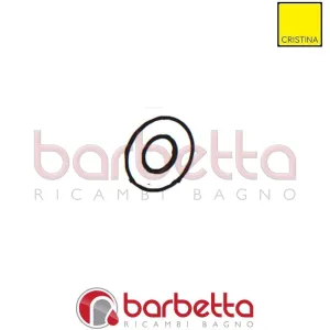 ROSONE ABS PER COLONNA DOCCIA NERO OPACO RICAMBIO CRISTINA CRIPP11975M13