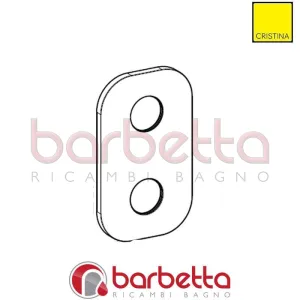 PIASTRA TERMOSTATICA MODULO UNICO CROMO RICAMBIO CRISTINA CRIPI19772P51