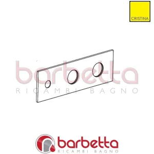 PIASTRA PER VASCA INCASSO DI108 CROMO RICAMBIO CRISTINA CRIPI16694P51