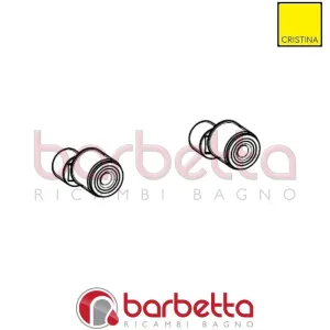 COPPIA GAMBI ECCENTRICI + GUARNIZIONI RICAMBIO CRISTINA CRIPR2365Q00
