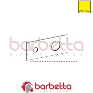 PIASTRA PER LAVABO INCASSO 266 CROMO RICAMBIO CRISTINA CRIPI14681P51