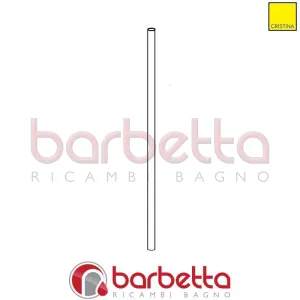 TUBO VERTICALE CM 100 CROMO RICAMBIO CRISTINA CRITB11011F51
