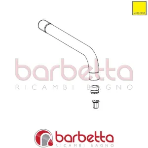 BOCCA EROGABILE INTERASSE 225 CROMO RICAMBIO CRISTINA CRICN23684P51