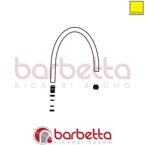 CANNA PER COLONNA EXCLUSIVE CON RACCORDO CROMO RICAMBIO CRISTINA CRIPR6946Q51