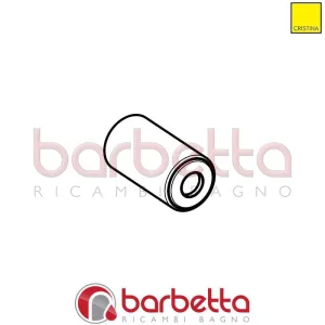 CAPPUCCIO PER LAVABO A MURO CROMO RICAMBIO CRISTINA CRIMV5702F51