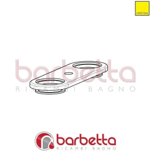 PIASTRA E GUARNIZIONI BD131 RICAMBIO CRISTINA CRICF9146Q51