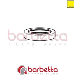 GHIERA DI FISSAGGIO PER TERMOSTATICO CROMO RICAMBIO CRISTINA CRIMV6033F51