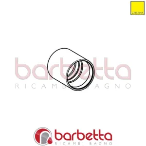 BICCHIERE DI CONTENIMENTO CARTUCCIA CROMO RICAMBIO CRISTINA CRIMV15067F51