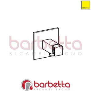 SUPPORTO PER VASCA-DOCCIA MW91 CROMO RICAMBIO CRISTINA CRISM14965Q51