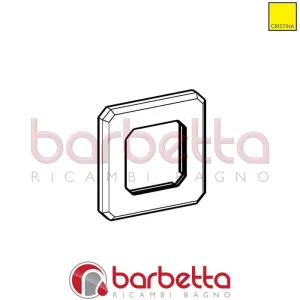 PIASTRA MISCELATORE INCASSO METAL RICAMBIO CRISTINA CRIPI17175P77