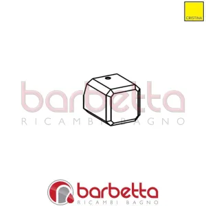 MANIGLIA MISCELATORE MONOCOMANDO CR NERO RICAMBIO CRISTINA CRIMV21114F72