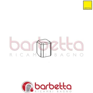 MANIGLIA MONOCOMANDO IN MARMO RICAMBIO CRISTINA CRICV20587PCC