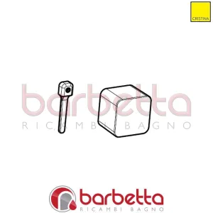 INSIEME LEVA PER LAVABO A MURO KING RICAMBIO CRISTINA CRIPR15833Q51