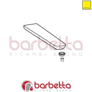 CANNA LAVABO INCASSO INTERASSE 225 KING RICAMBIO CRISTINA CRIFU15148P51