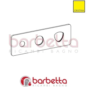 PIASTRA PER VASCA INCASSO PROFILO RICAMBIO CRISTINA CRIPI21908P51