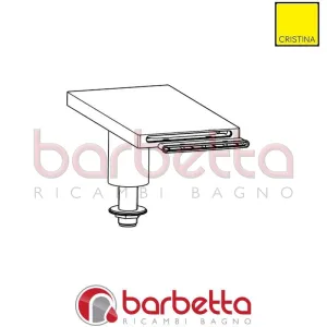 BOCCA BORDO VASCA INTERASSE 190 RICAMBIO CRISTINA CRIPR19858Q34P