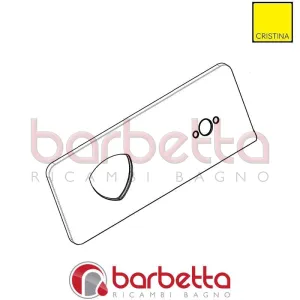 PIASTRA PER LAVABO PROFILO RICAMBIO CRISTINA CRIPI21915F13