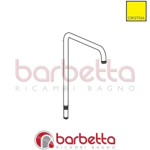 CANNA SQUADRATA GIREVOLE RICAMBIO CRISTINA CRICN22179Q13