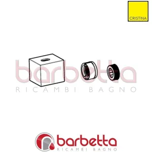 MANIGLIA CON PULSANTE RICAMBIO CRISTINA CRIPR19000Q13