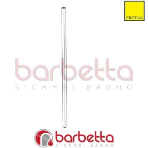 TUBO QUADRO DRITTO PER COLONNA RICAMBIO CRISTINA CRITB17013F51