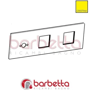 PIASTRA PER VASCA INCASSO RICAMBIO CRISTINA CRIPI14724F13