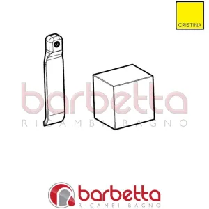 INSIEME MANIGLIA QUADRI RICAMBIO CRISTINA CRIPR15774Q24