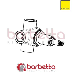 DEVIATORE PER INCASSI 1 INGRESSO 3 RICAMBIO CRISTINA CRICV17140Q00