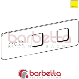PIASTRA PER VASCA INCASSO QS RICAMBIO CRISTINA CRIPI21323F72