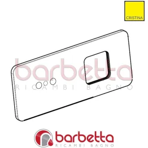 PIASTRA PER LAVABO INCASSO QS RICAMBIO CRISTINA CRIPI21319P72