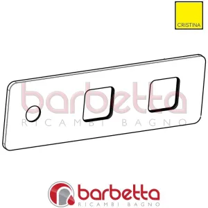 PIASTRA PER DOCCIA INCASSO ASSEMBLATO RICAMBIO CRISTINA CRIPI21324P51